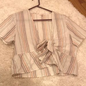 Lottie Miss large wrap and tie top